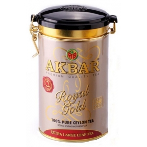 Чорний чай Akbar (Акбар) Royal Gold ж/б 150г